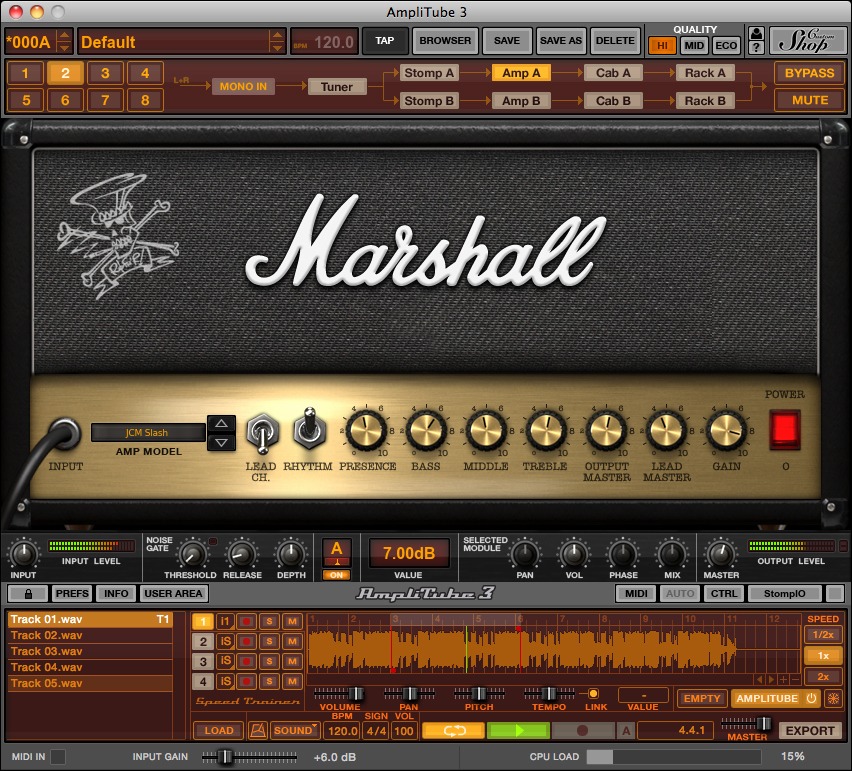 Amplitube Slash